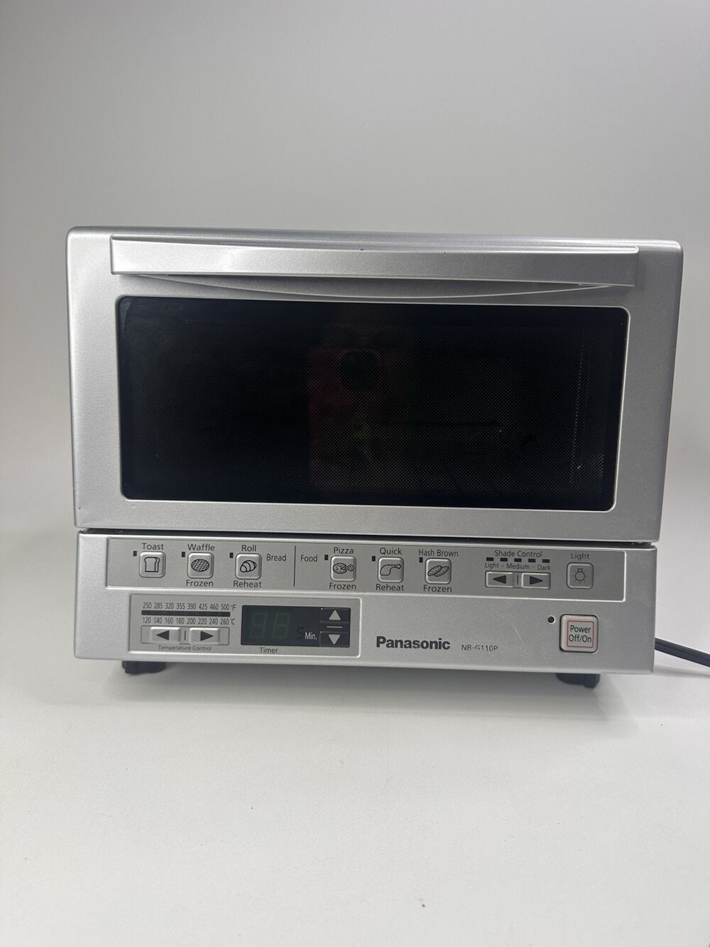Panasonic FlashXpress NB-G110P Infrared Toaster Oven Countertop Compact Tested